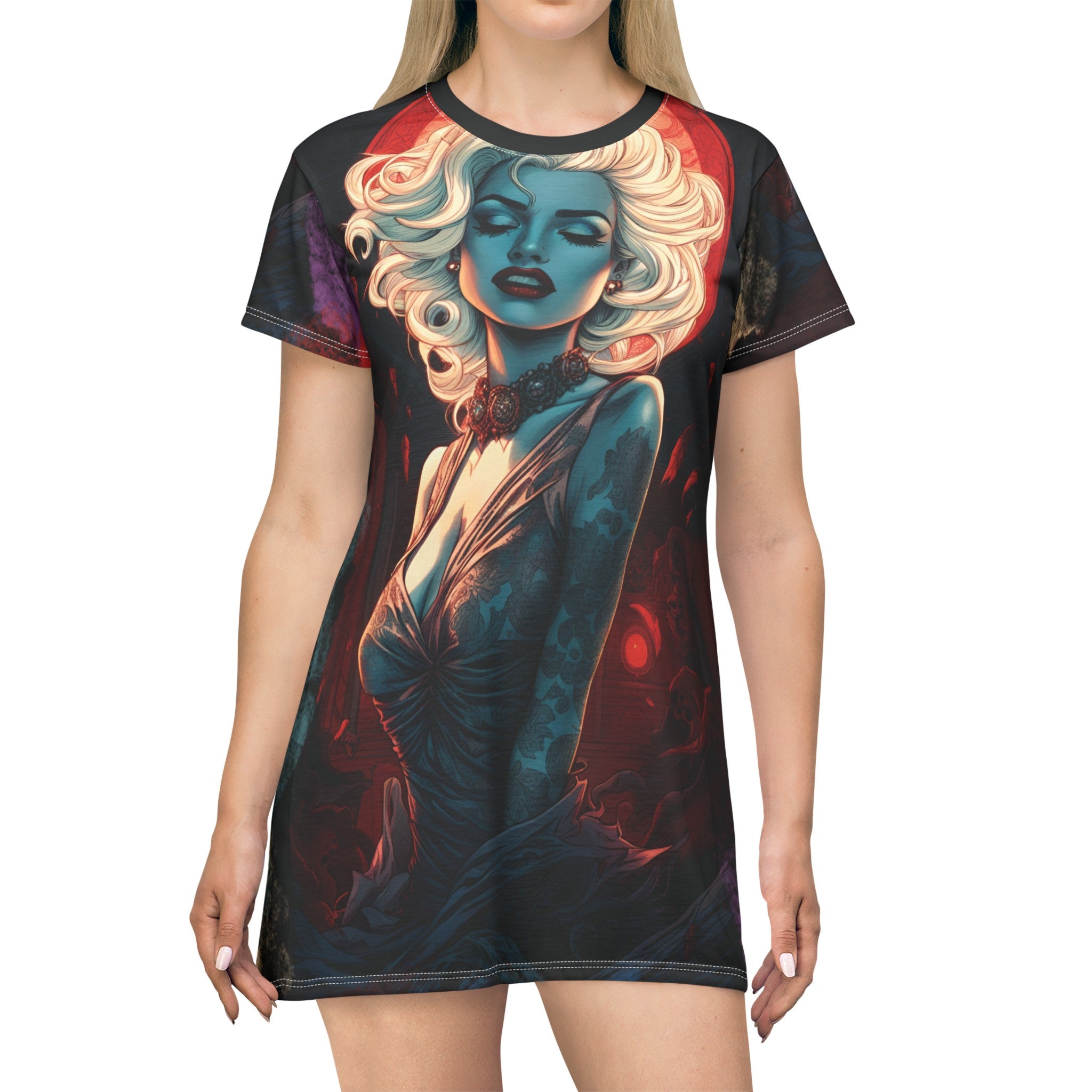 Marilyn Whisperer Vampire T-Shirt Dress