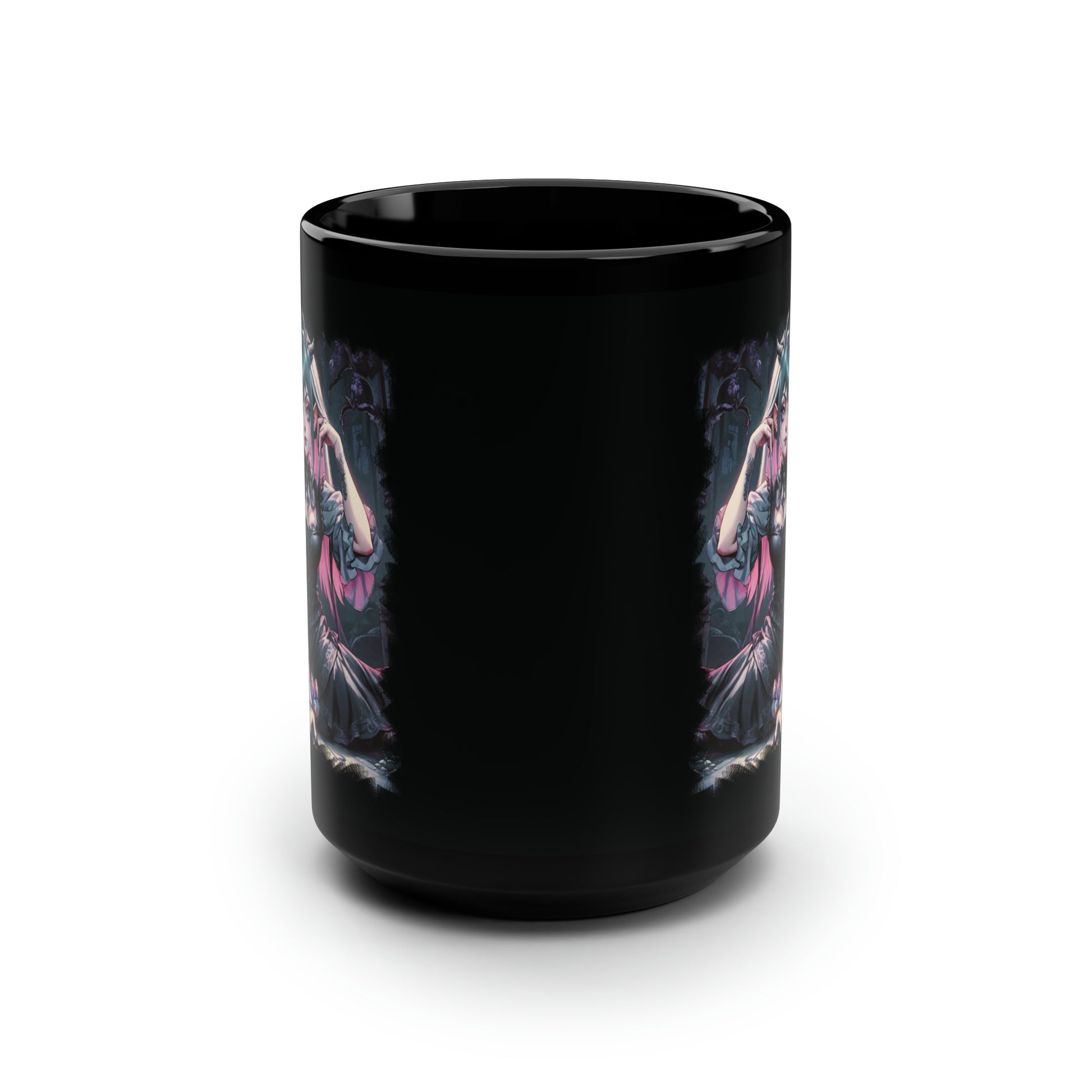 Mutation Wednesday Addams Black Coffee Mug