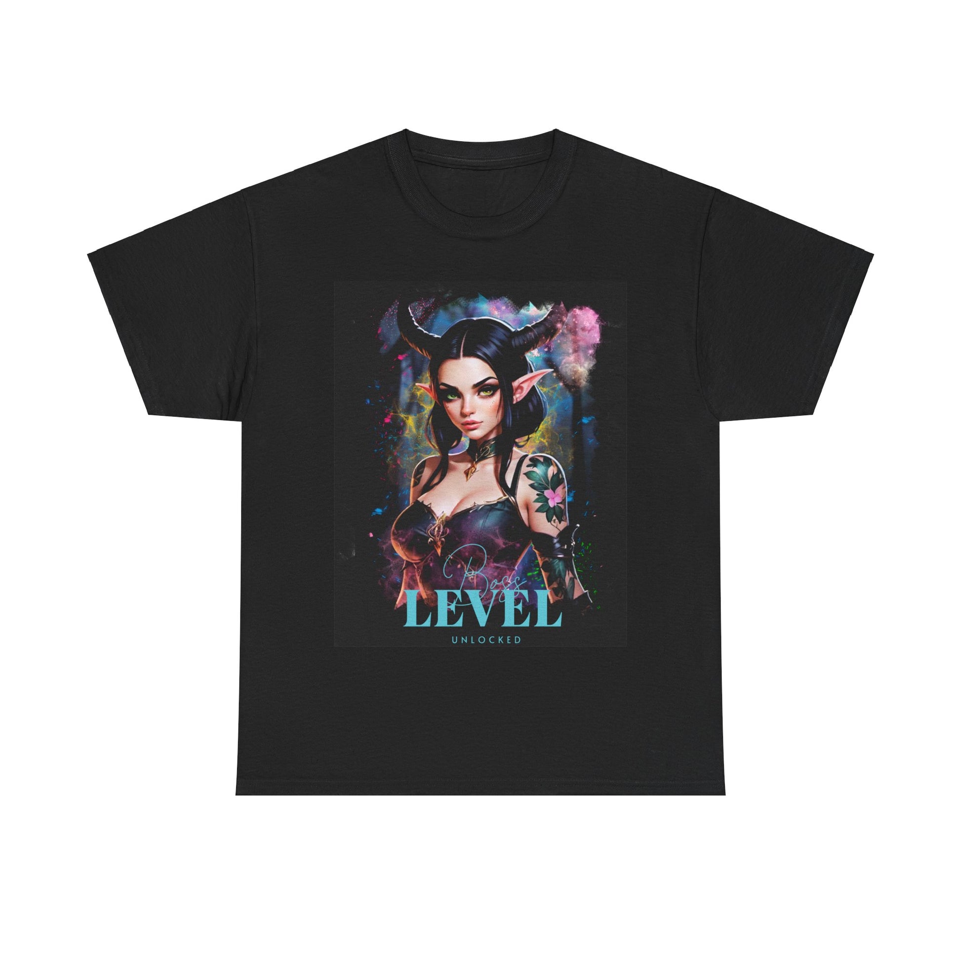 Boss Level Unlocked Demon Tee | Demon Girl