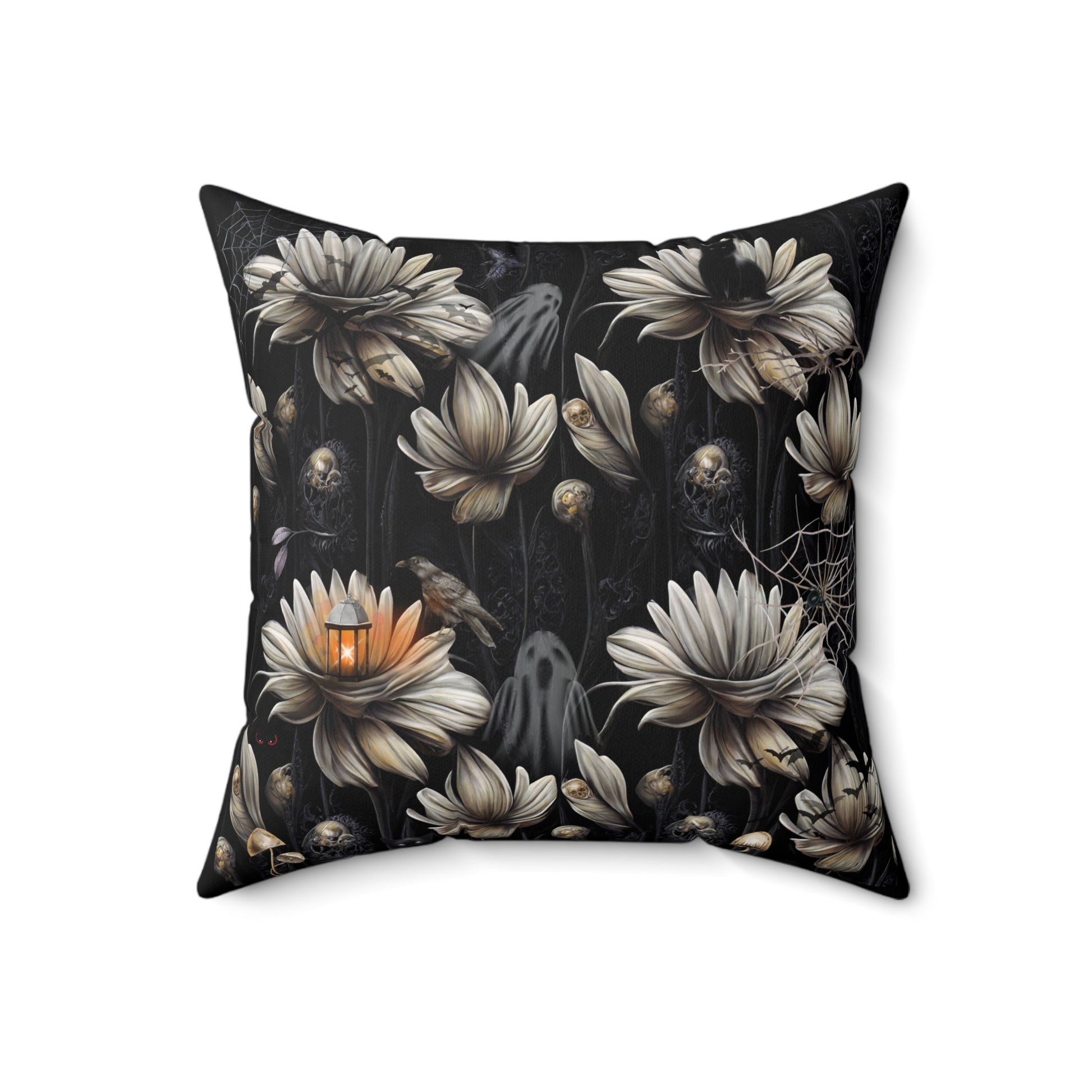 Dark Macabre Gothic Accent Pillow