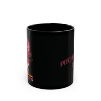 Pitchfork you Kind of Vibes Black Mug