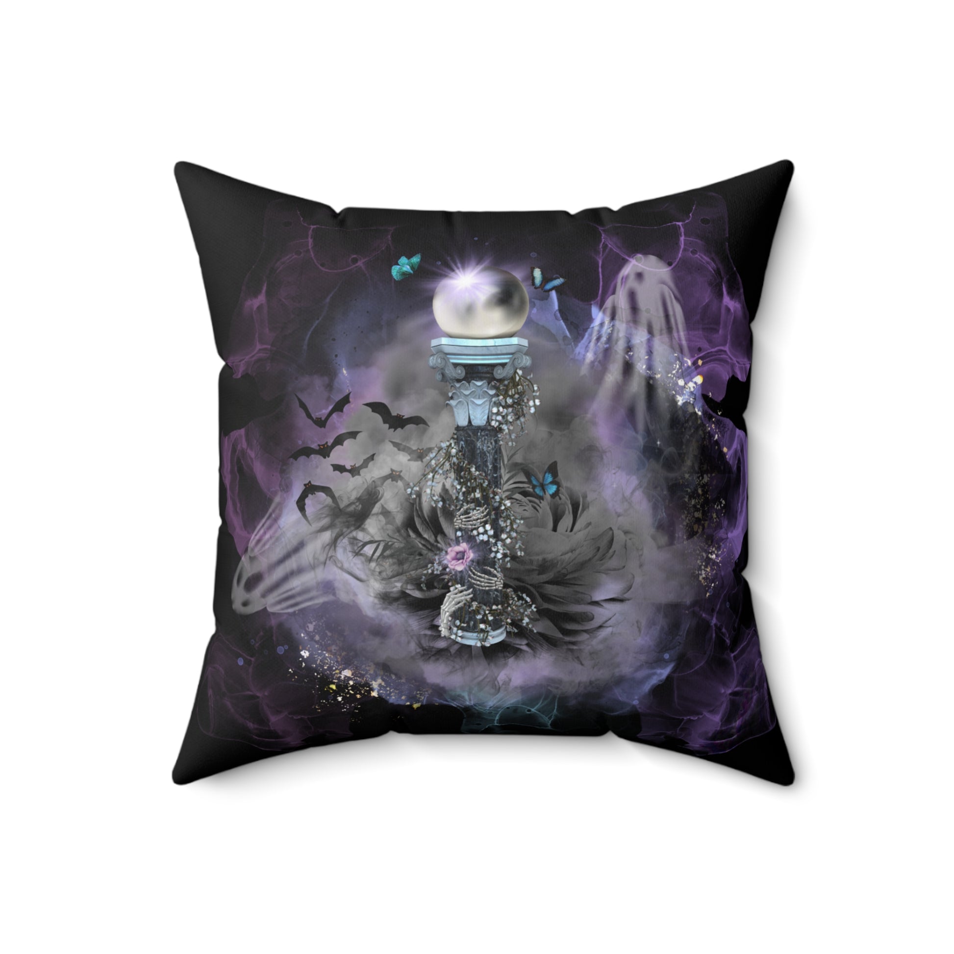 Light in the Dark Gothic Art Pillow