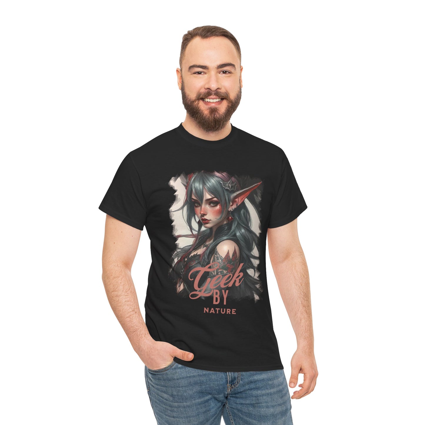 Geek by Nature Gothic Elf Gamer Tee