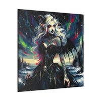 Cape Requiem Aurora Borealis Vampire Canvas Art