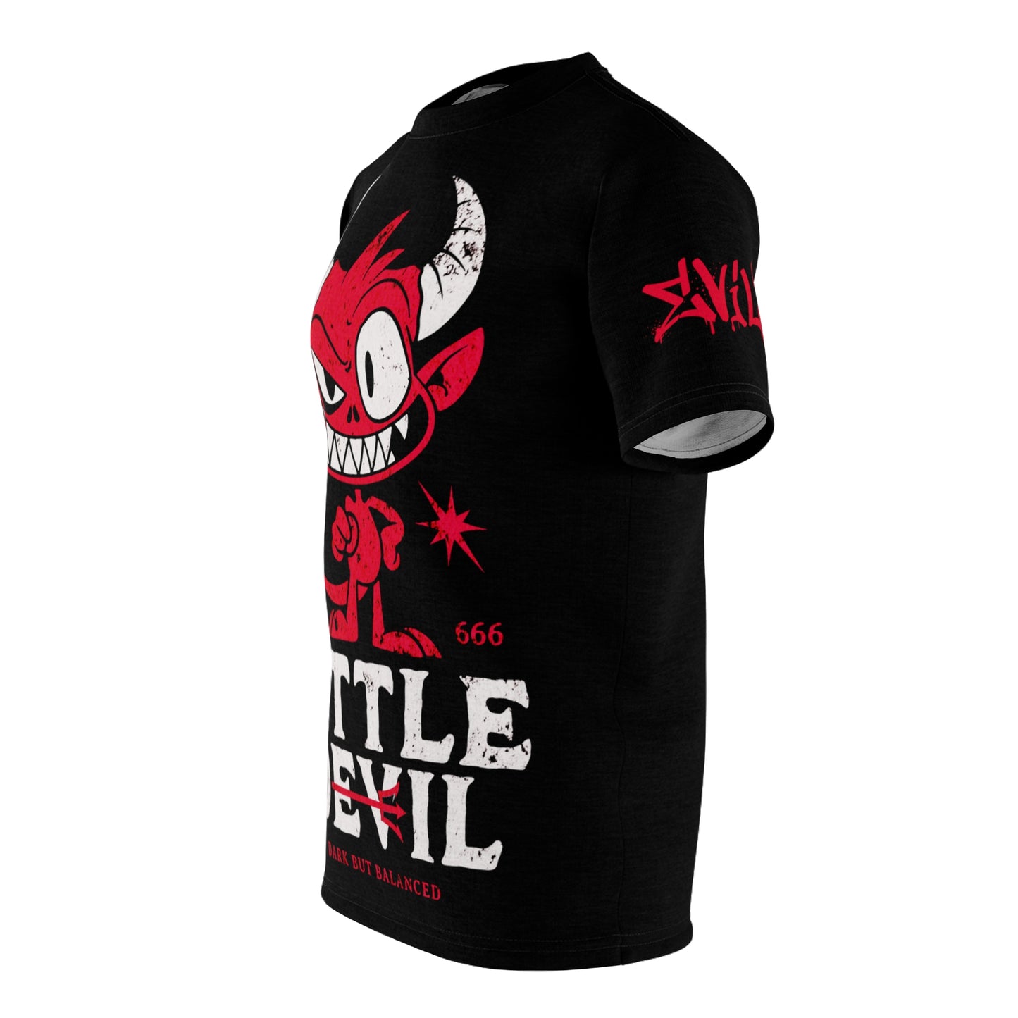 Little Devil Dark But Balanced Gothic Tee