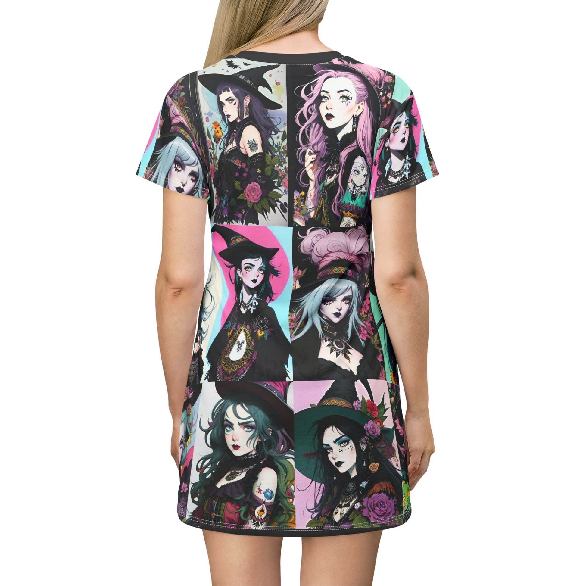 Witches Brew T-Shirt Dress | Women's Modern Wiccan Art Dress | Witch Dress