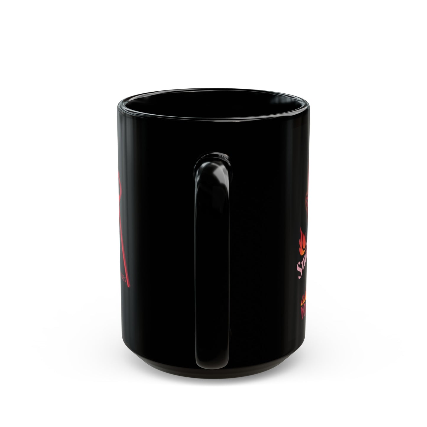 Pitchfork you Kind of Vibes Black Mug