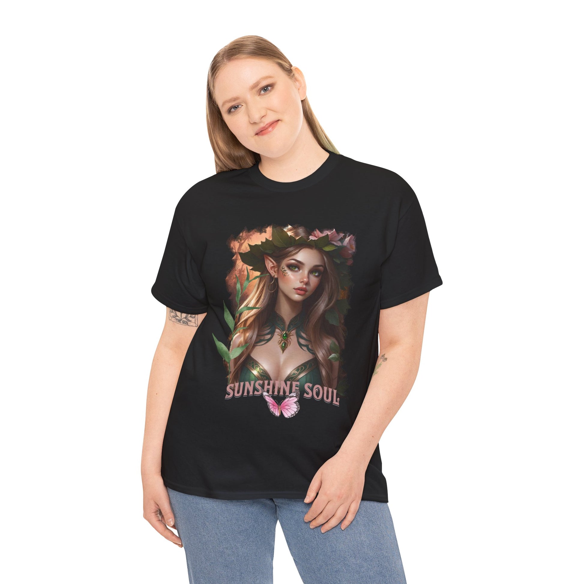 Sunshine Soul Elf Tee | Goth Gamer T-shirt