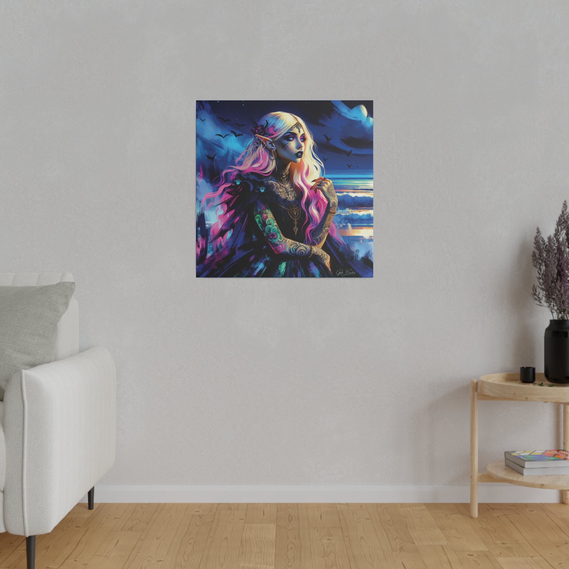 Ethereal Contemplation Canvas Wall Art