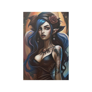 Liriel Elf Poster | Bauble Art Posters | Gothic Wall Art