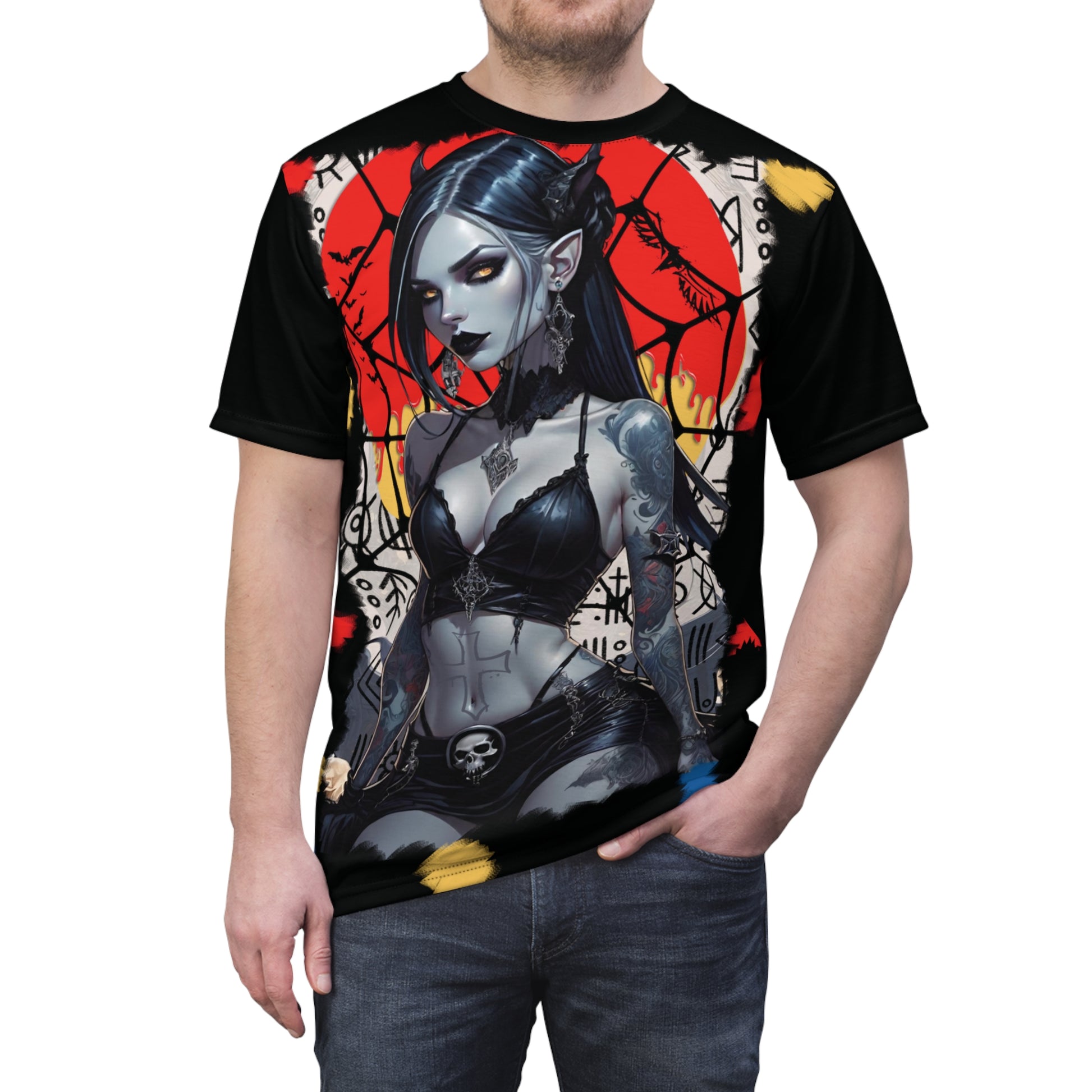 Bad 2 The Bone Demon Elf  Tee