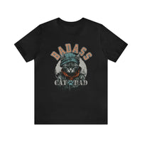 Badass Cat Dad Tee | Goth T-shirts