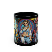 Hippie Leia Star Wars Fan Art Mug