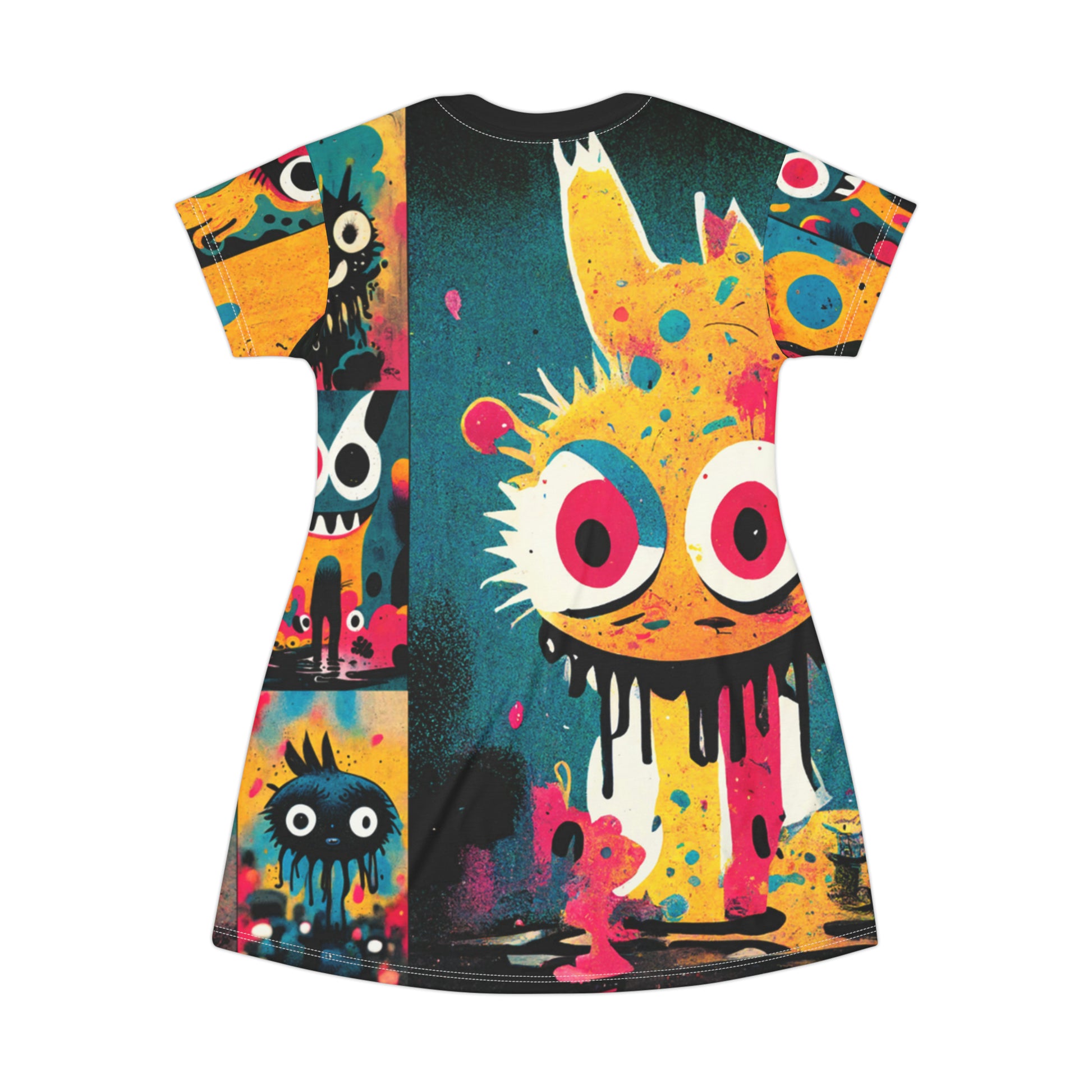 Little Monster Ghouls Une T-Shirt Dress | Bauble Art Fashion