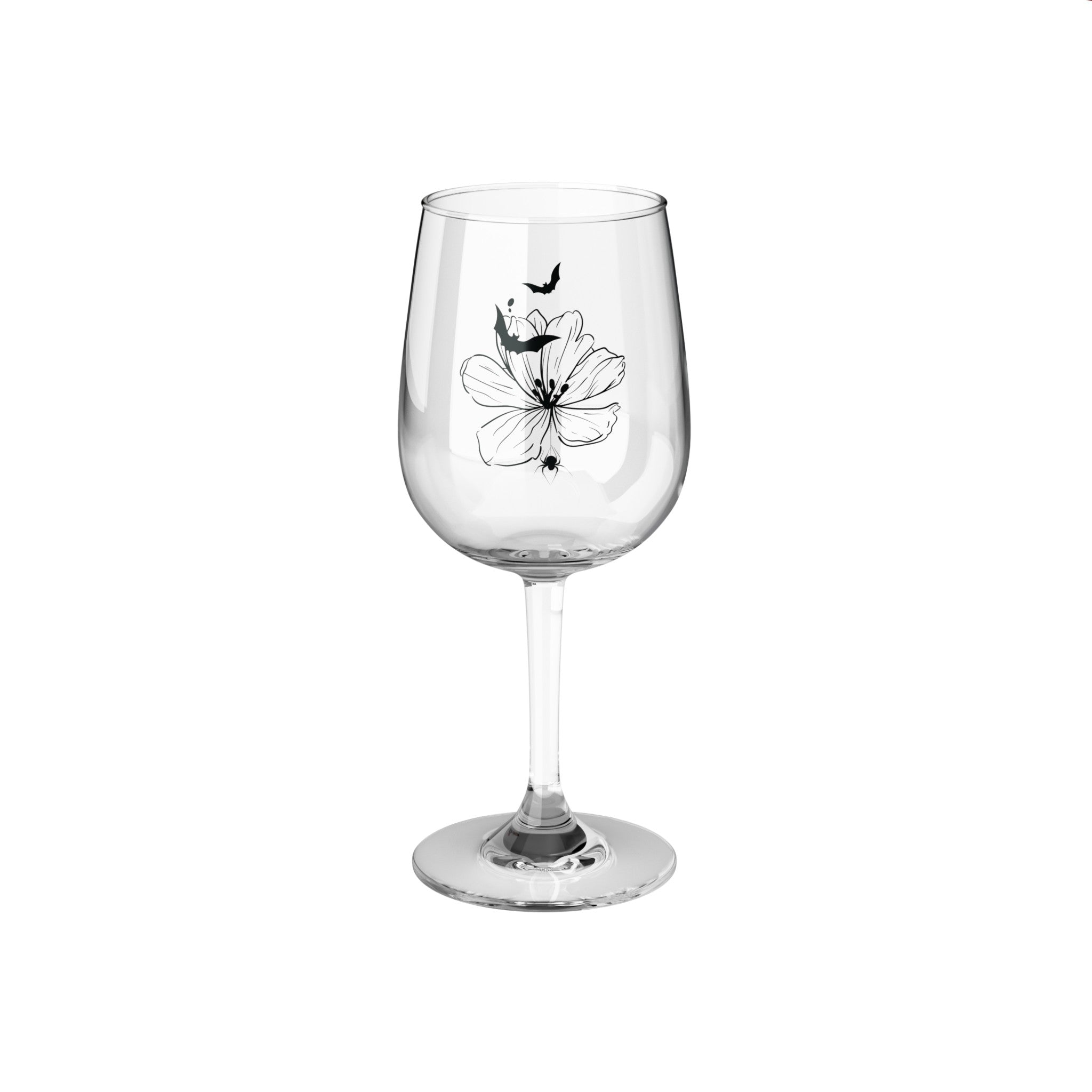 Gothic Bouquet Wine Glass, 12oz