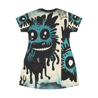 Little Monster Ghouls Deux T-Shirt Dress | Bauble Art Fashion