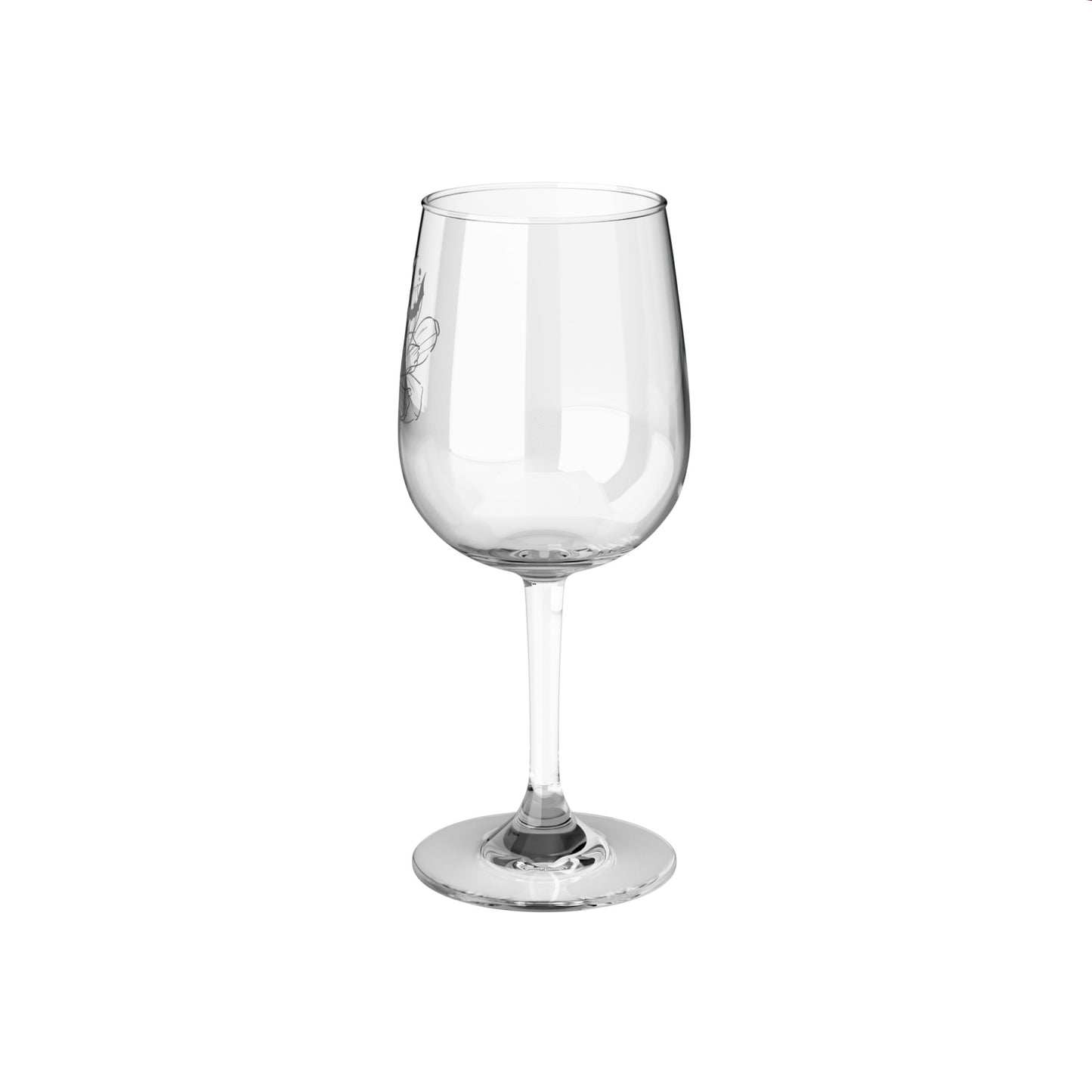 Gothic Bouquet Wine Glass, 12oz