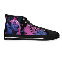 Custom Vampire Rave Low Top Canvas Sneakers