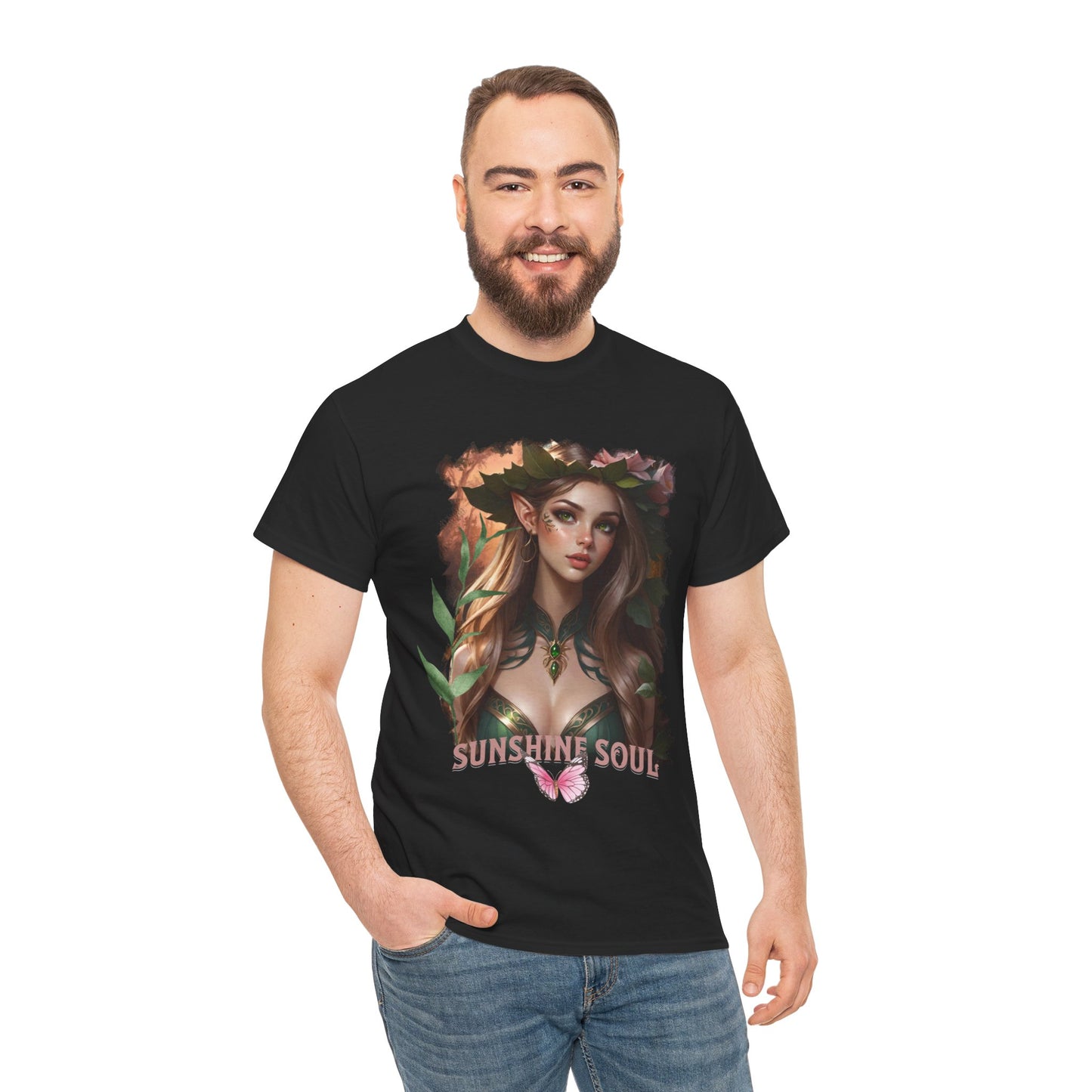 Sunshine Soul Elf Tee | Goth Gamer T-shirt