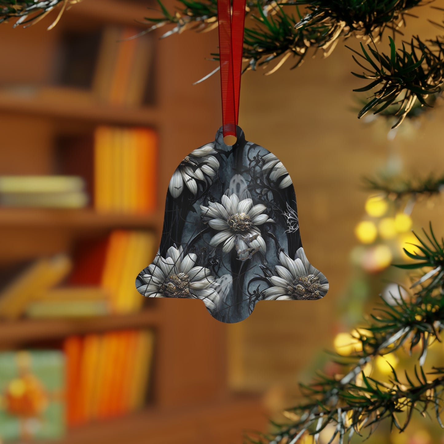 Ghost Vespera Metal Gothic Christmas Tree Ornament