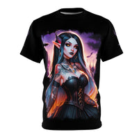 Moonlight Enthusiast Dark Elf Gothic T-shirt