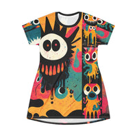 Little Monster Ghouls Une T-Shirt Dress | Bauble Art Fashion