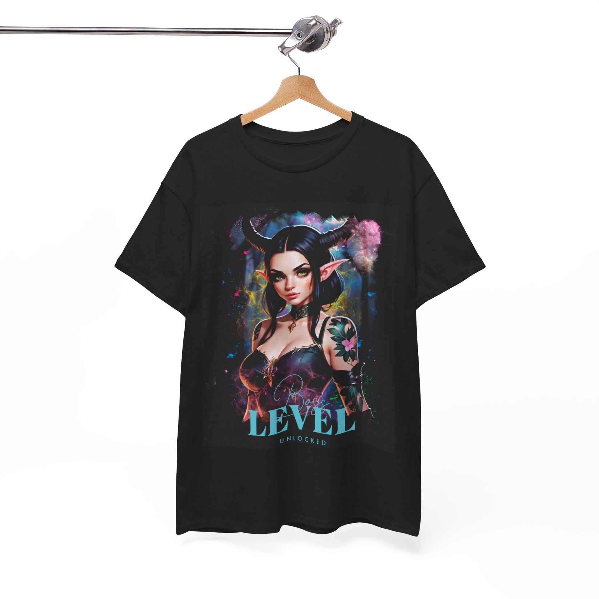 Boss Level Unlocked Demon Tee | Demon Girl