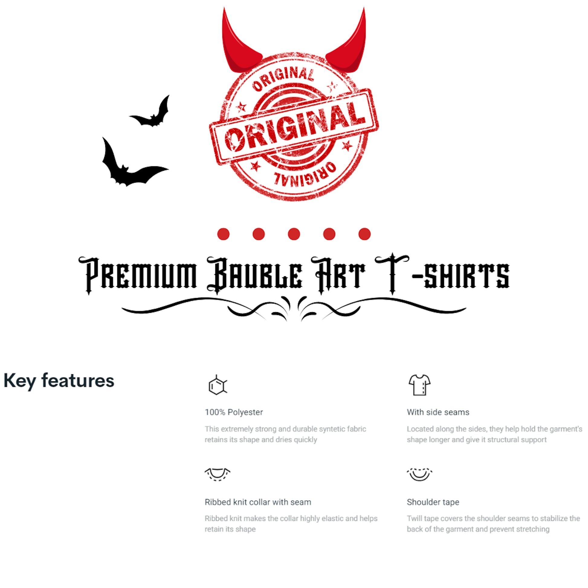 Premium Bauble Art T-shirts